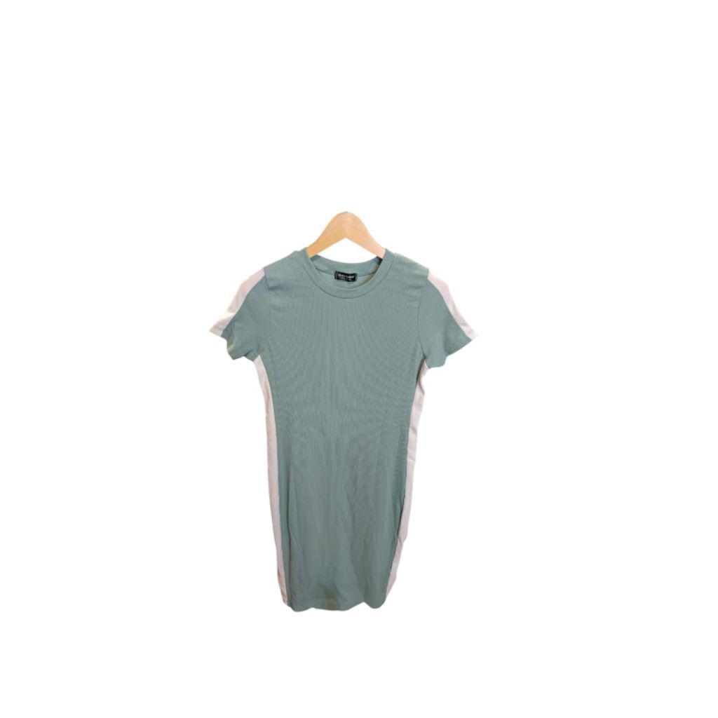 Gi-ants Shop Green Knit Mini Dress