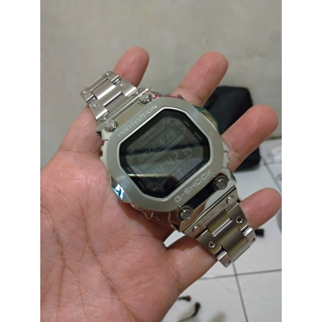 Casio G-Shock GX 56 BB Original Custom Stainless steel bracelet Bezel