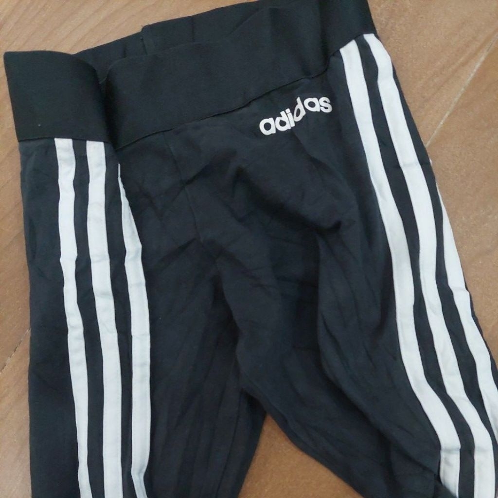 CELANA ADIDAS ANAK LEGGING OLGA OLAHRAGA HITAM BLACK ORI PL
