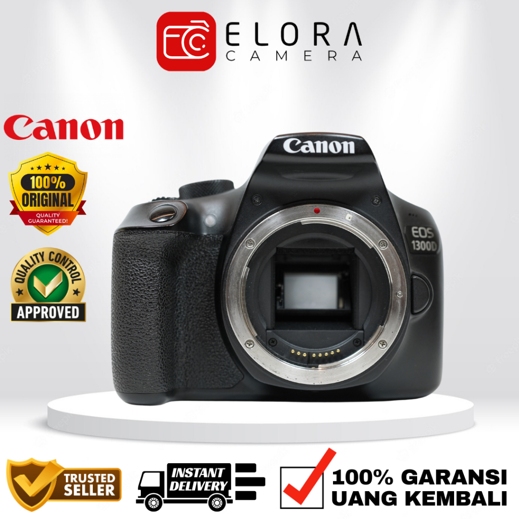 Canon 1300D Kit 18-55mm / Kamera DSLR Canon 1300 D Body Only / Canon 1300D Kit BO