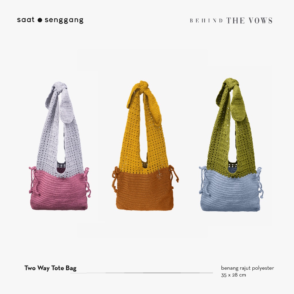 Saat Senggang Koleksi Two Way Totebag