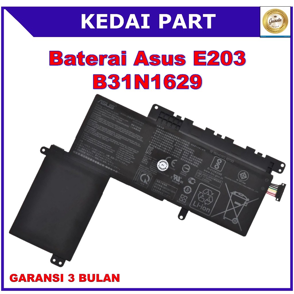 Baterai Asus E203 E203N E203NA E203NAH E203MAH E203MA X203N X207N B31N1629