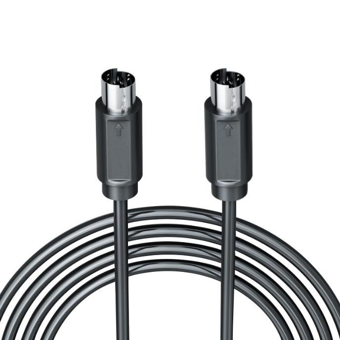 Kabel Mouse & toyboard PS/2, Hitam Male to Male [6 pin to 6 pin] 0,5 meter  1meter 3 meter 5meter 10