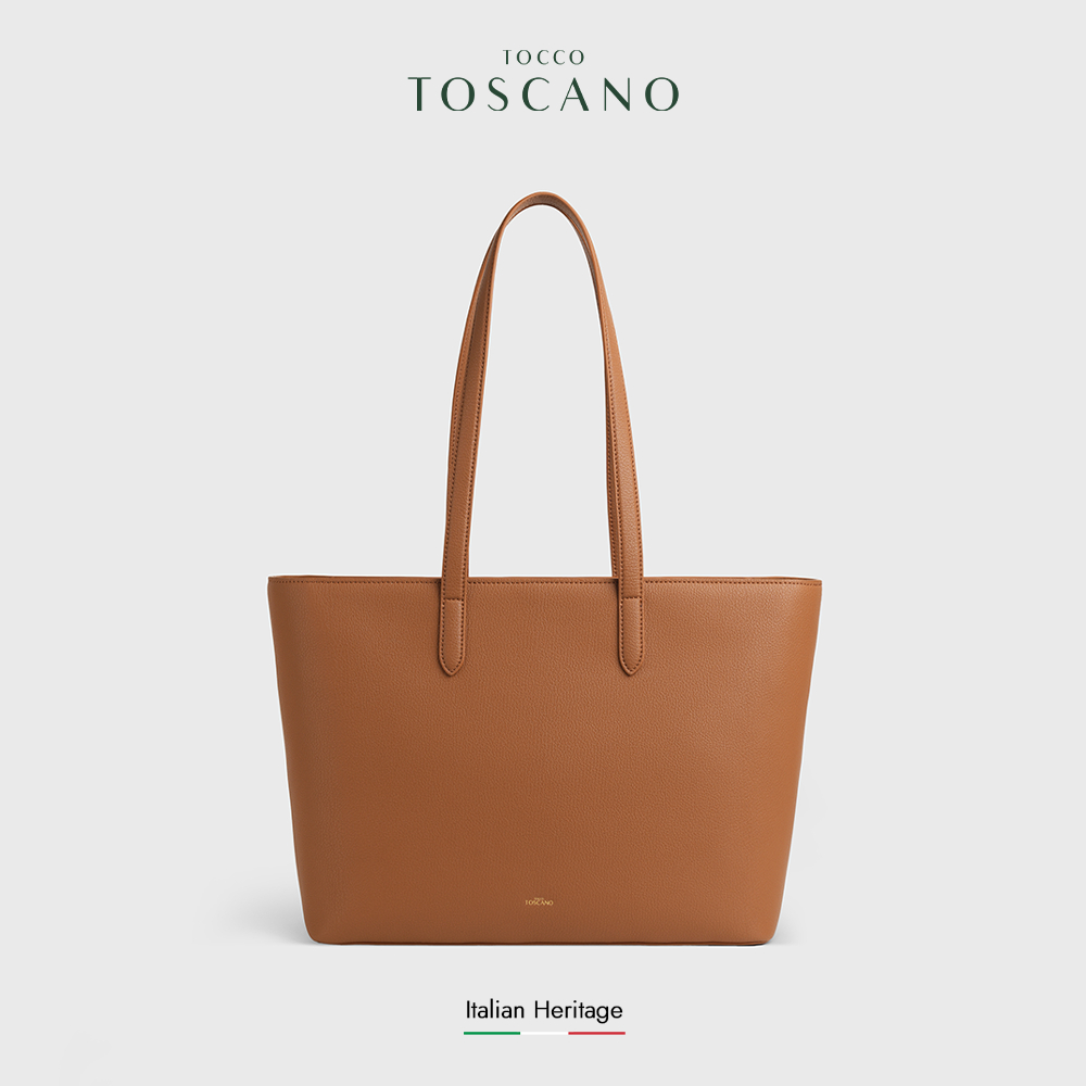 Tocco Toscano Aimee Work Tote - Tas Tote Wanita (Camel)