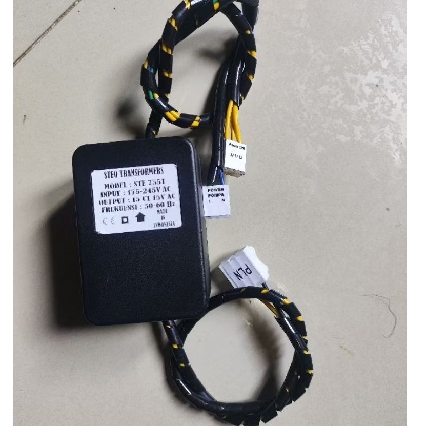 Adaptor Trafo 15V 12 CT 12
