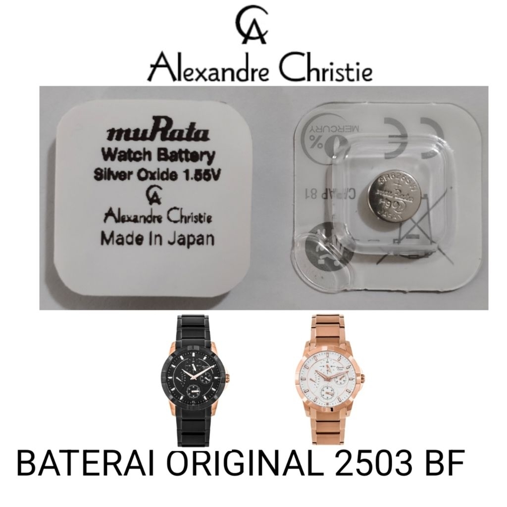 Baterai jam Alexandre Christie original 2503 BF