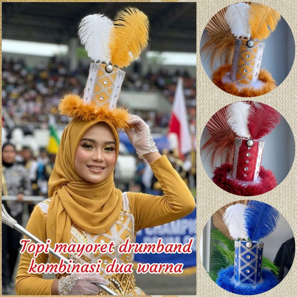 Topi mayoret Drumband/topi karnaval/acsesories mayoret