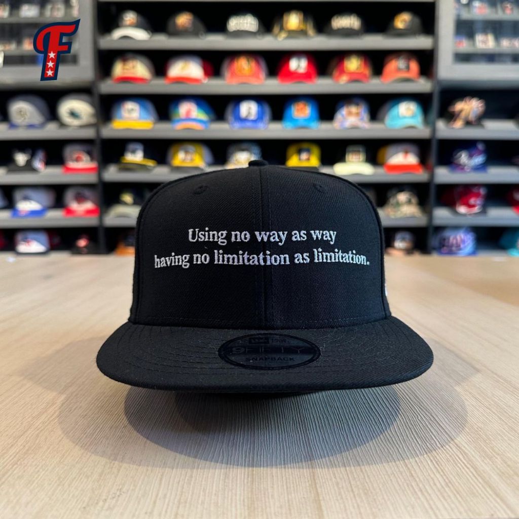 Topi New Era x Bruce Lee Collab Quote Black 9FIFTY Hat Original
