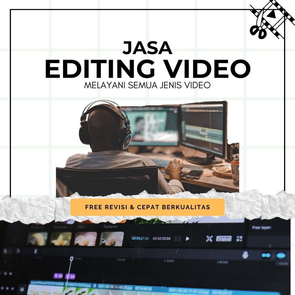 Jasa Editing Video Semua Jenis | Dokumentasi, Cinematic, Wedding, Iklan | YouTube TikTok Reels Profe