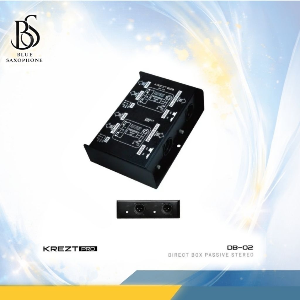 KREZT Pro DB-02 Passive/Stereo Direct Box