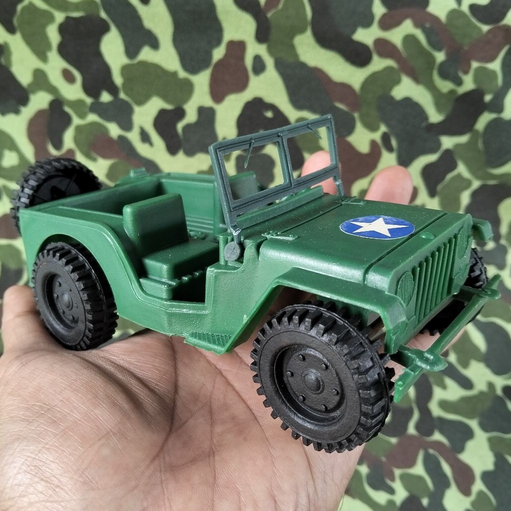 mainan mobil jeep jadul us army jeep miniatur kendaraan militer jeep willys gi joe mainan tentara ja