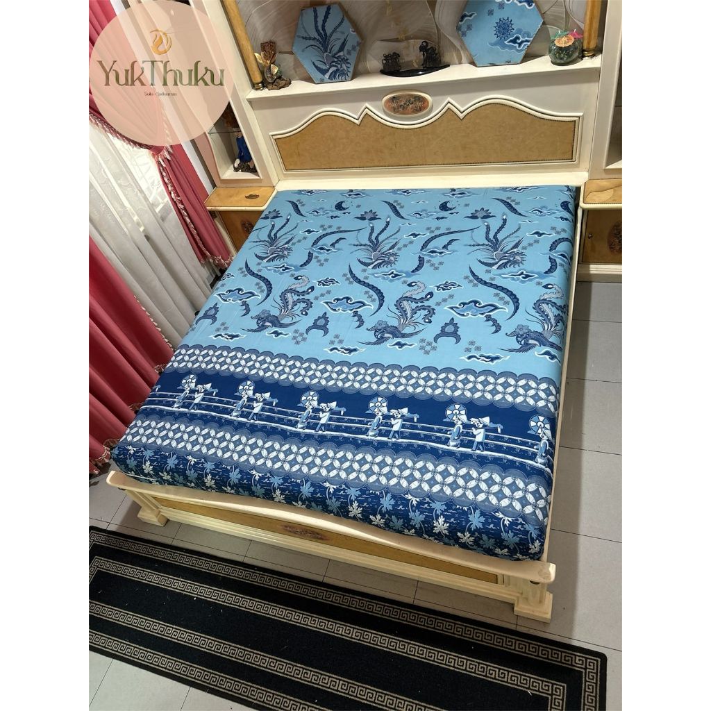 [ THUKUYUK ] Sarung Kasur busa Sarung kasur busa resleting 160 x 200 180 x 200 200 x 200 Tinggi 20 3