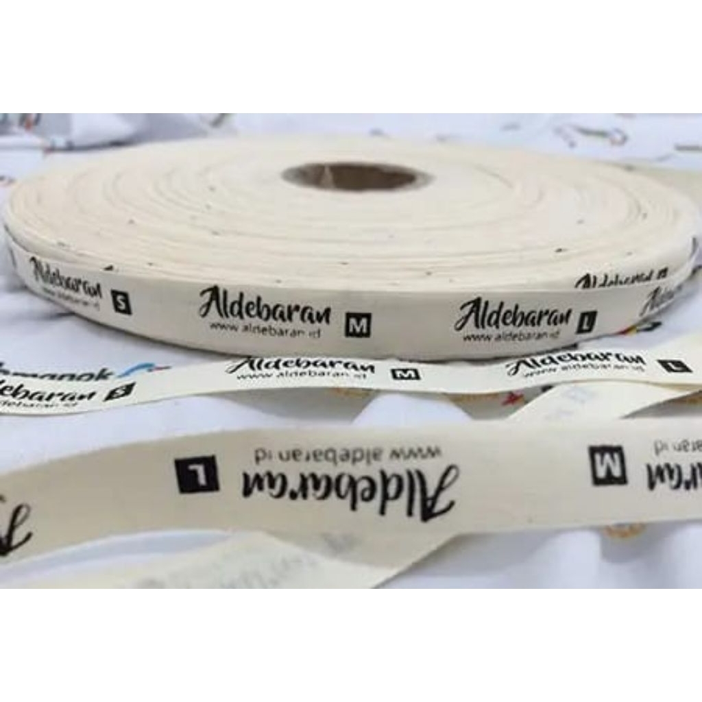 Label Baju Katun 100 Pcs