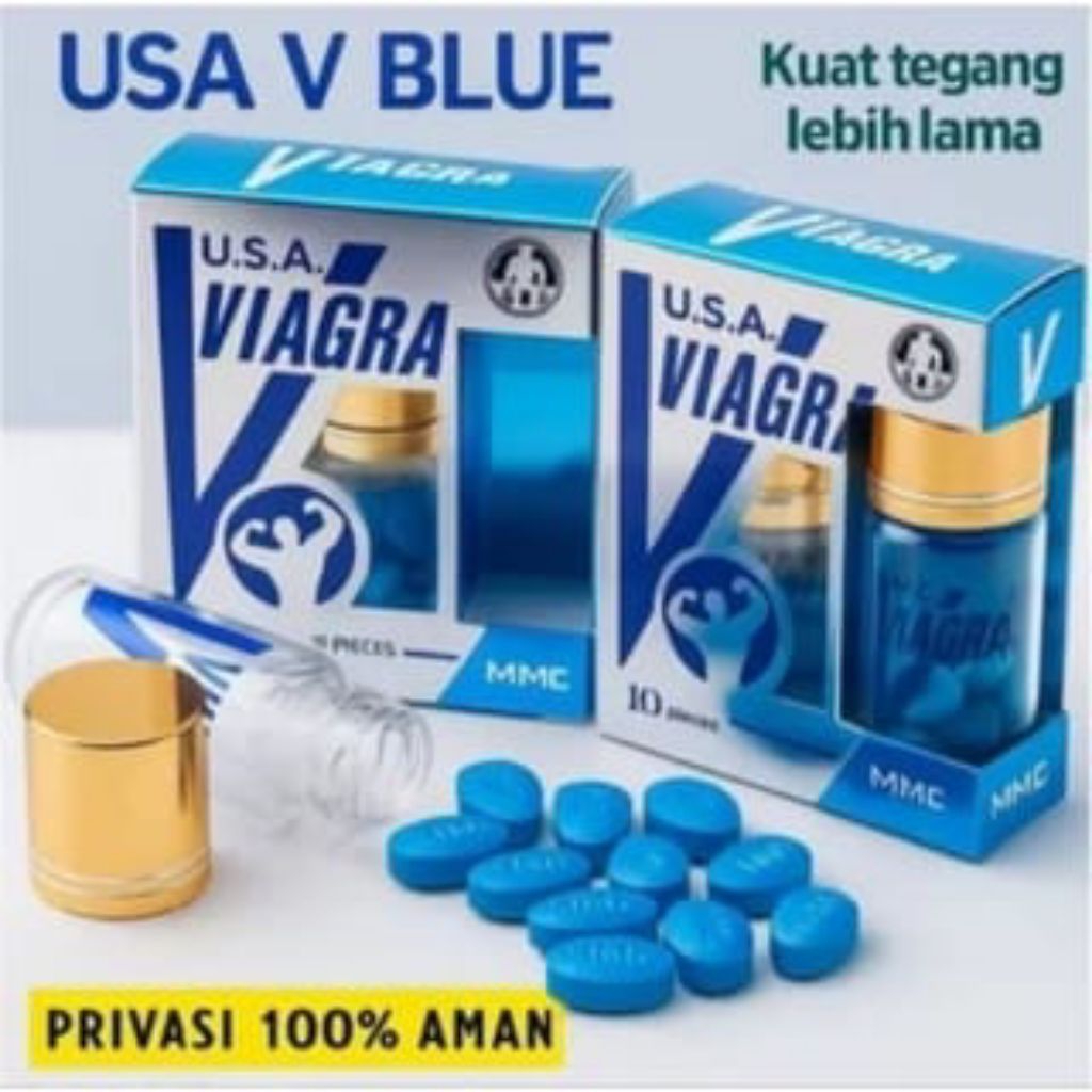 VIAGRA MMC BLUE USA - Obat kuat pria, meningkatkan Stamina & Vitalitas, 100% Aman