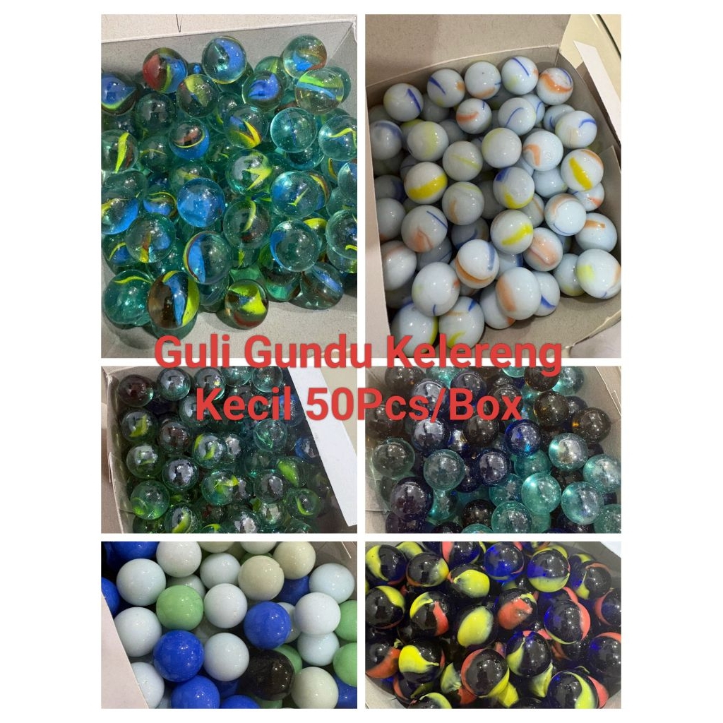 Guli Gundu Kelereng Kecil 50Pcs