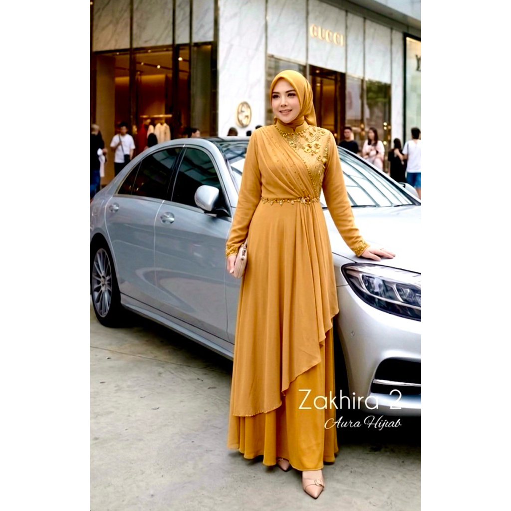 Zakhira Gown by Aura Hijab