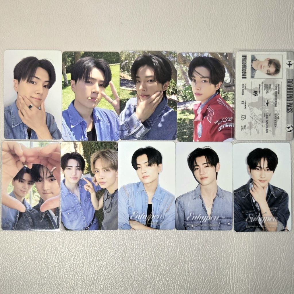 Photocard Enhypen Official Dicon Golden Age Even More Jungwon Heeseung Jay Jake Sunghoon Sunoo Ni-Ki