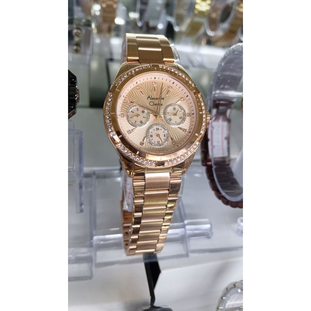 jam tangan wanita AC Alexandre Christie 2644 AC2644BF passion multi fungsi