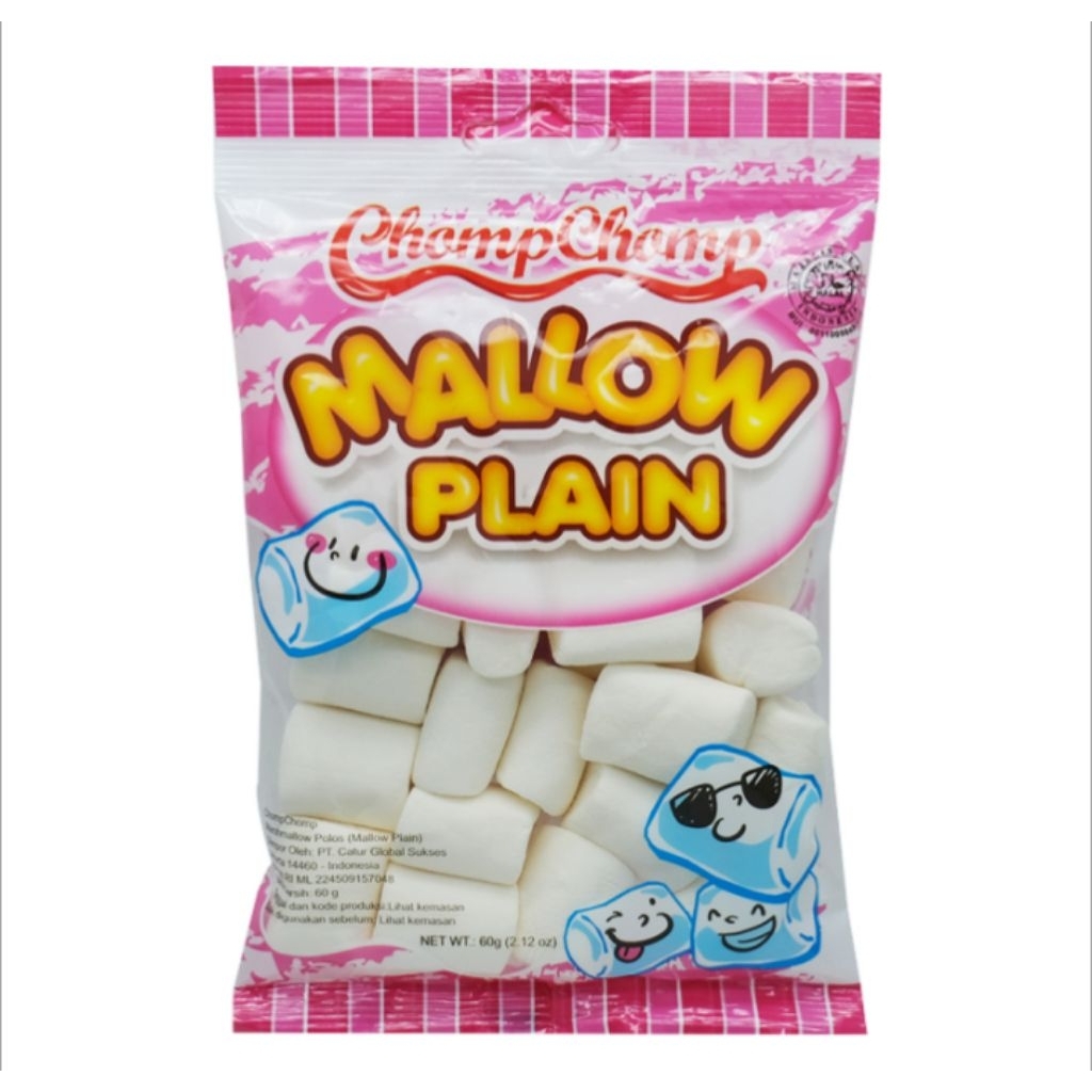 Chomp Chomp Mallow Plain Marshmallow 50 gr