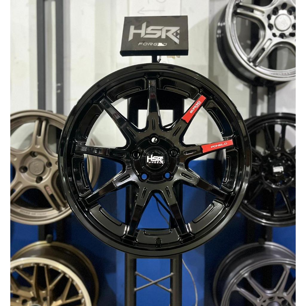 velg ring 18 hsr ponelo untuk hrv reborn terios zenix civic crv dll model velg venom r18