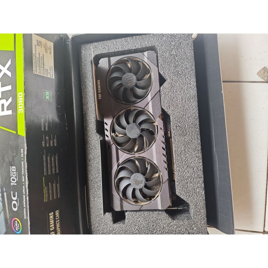 nvidia rtx 3080 asus tuf 10GB