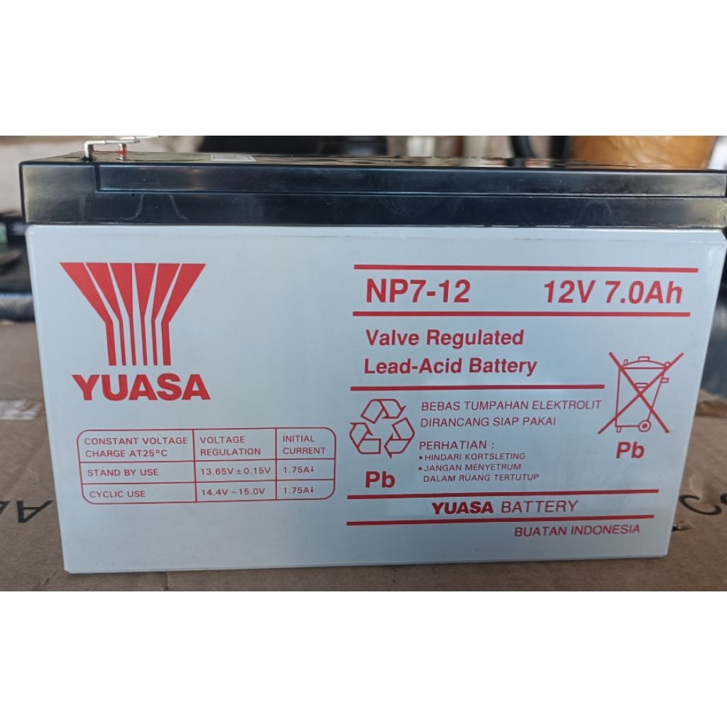 battery ups 12volt 7ah YUASA