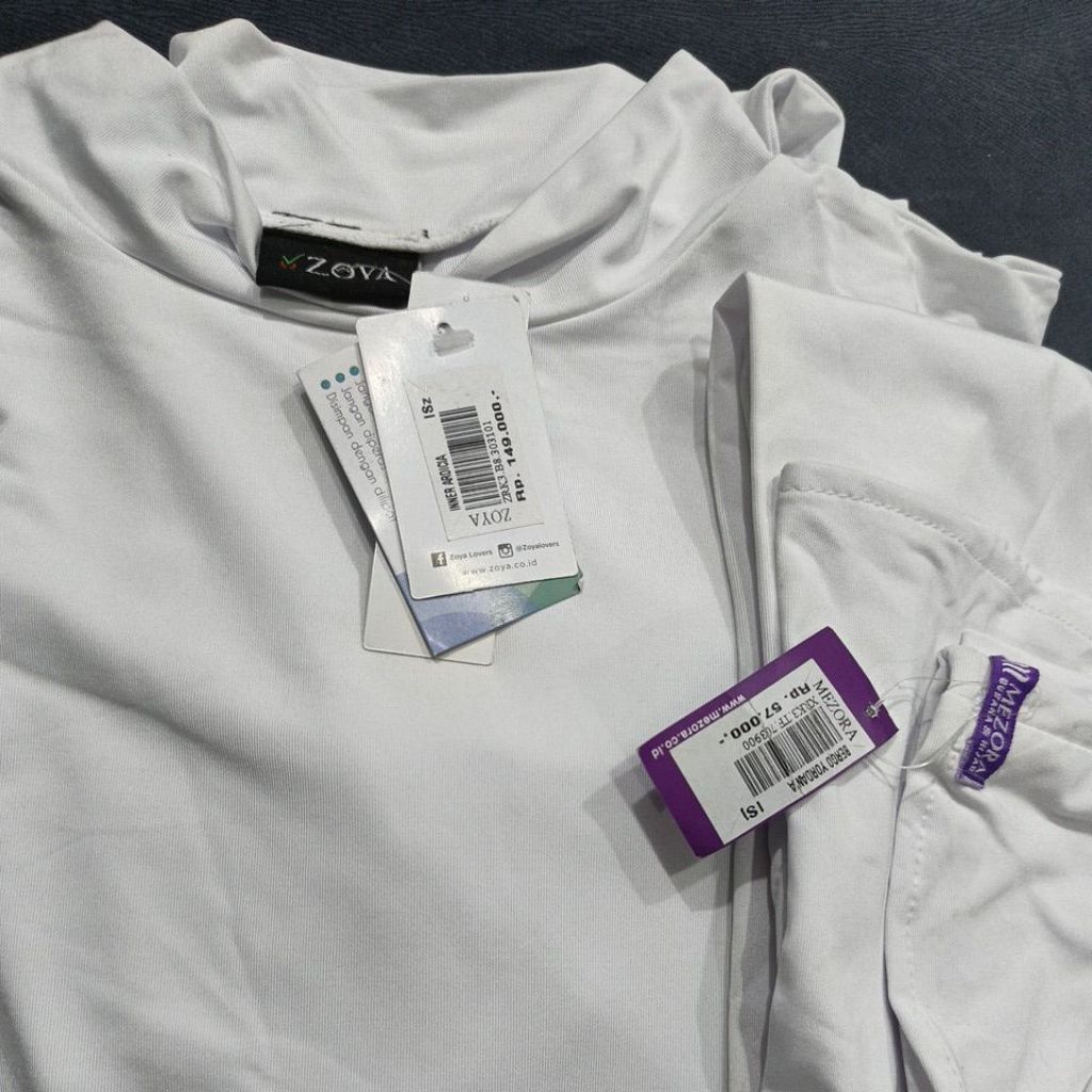 inner zoya manset gamis zoya free bergo mezora