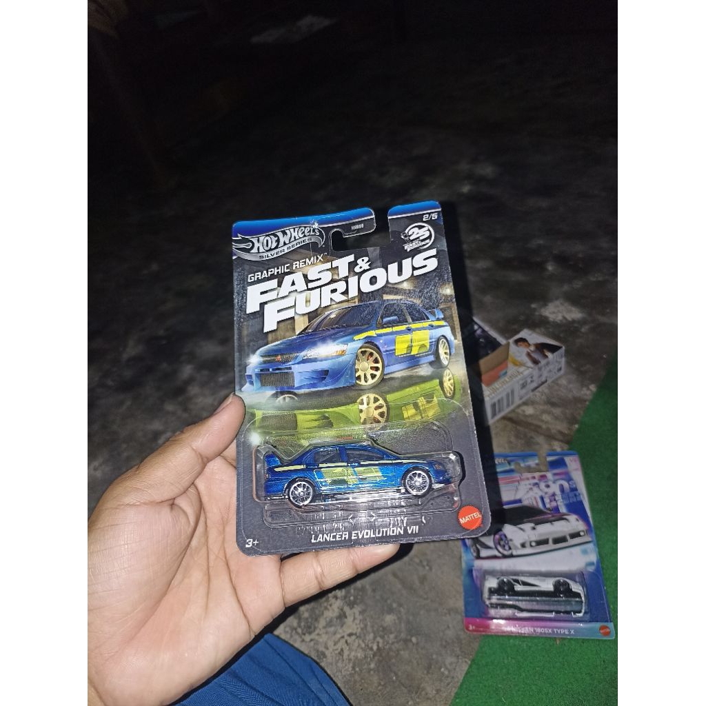 hot wheels fast and furious lancer evo vii