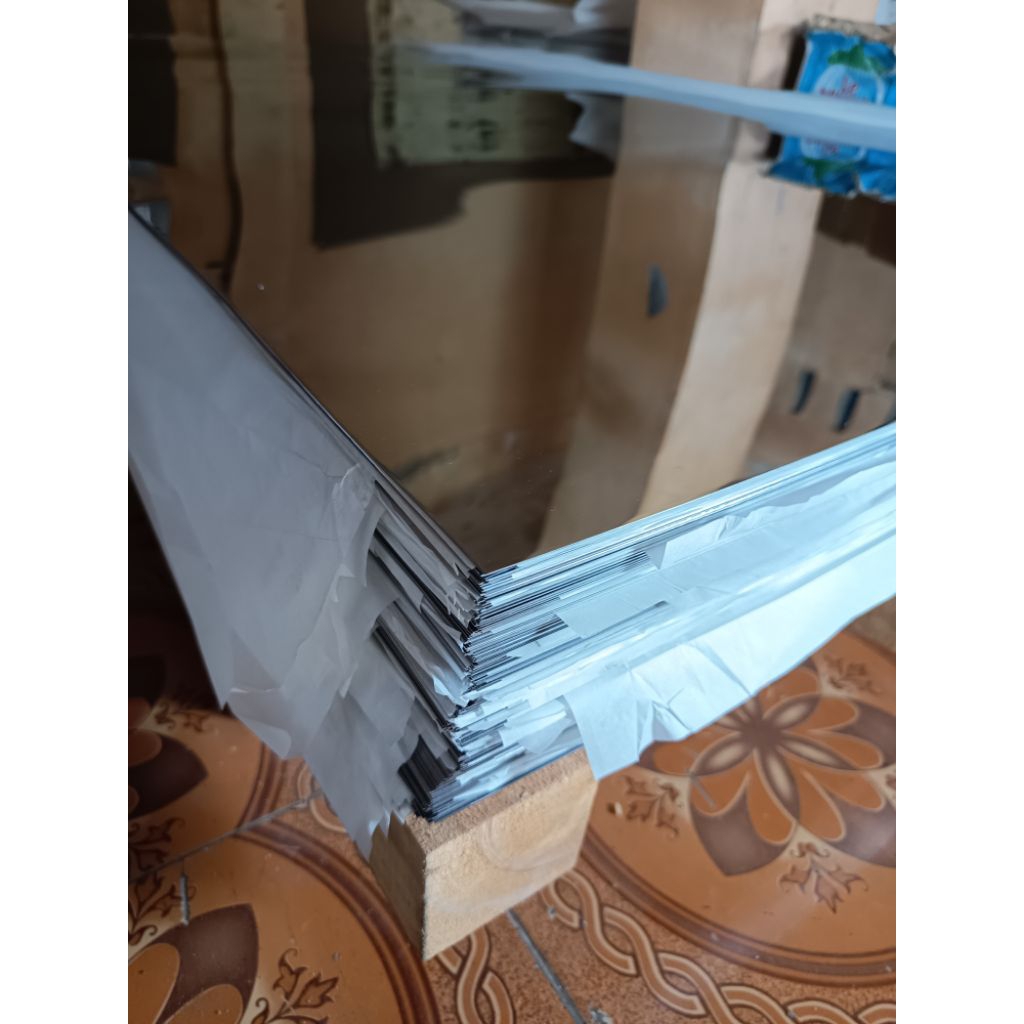 5 lembar Plat Stainless Mirror ba 430 0,3mm A (full) - Lembaran 1x2 meter