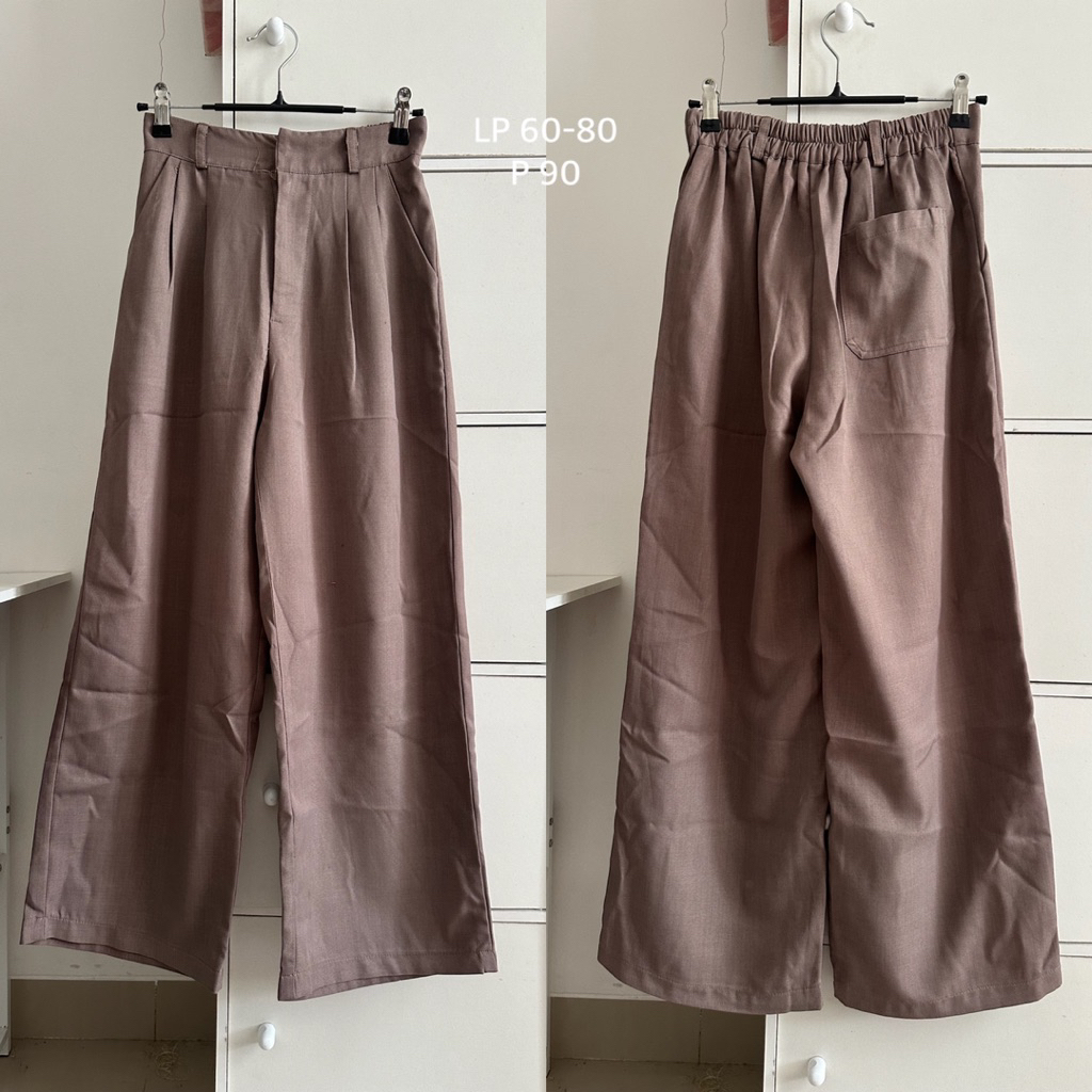 celana pants kulot ankle pant wanita preloved