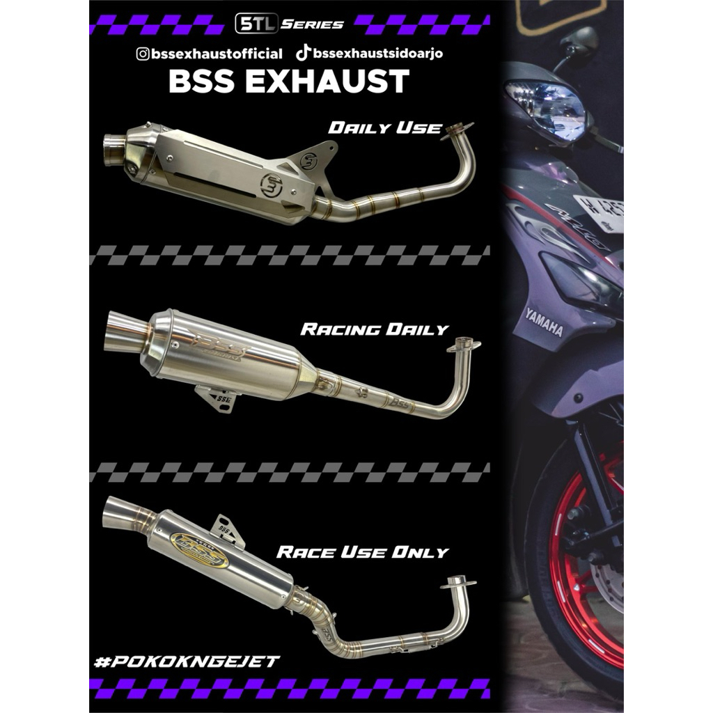 knalpot mio racing BSS EXHAUST SIDOARJO