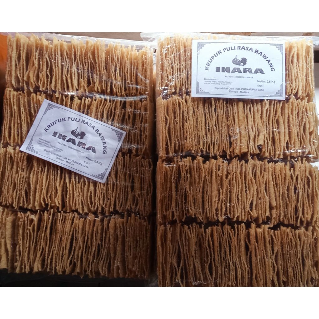 KERUPUK PULI/GENDAR ASLI MADIUN