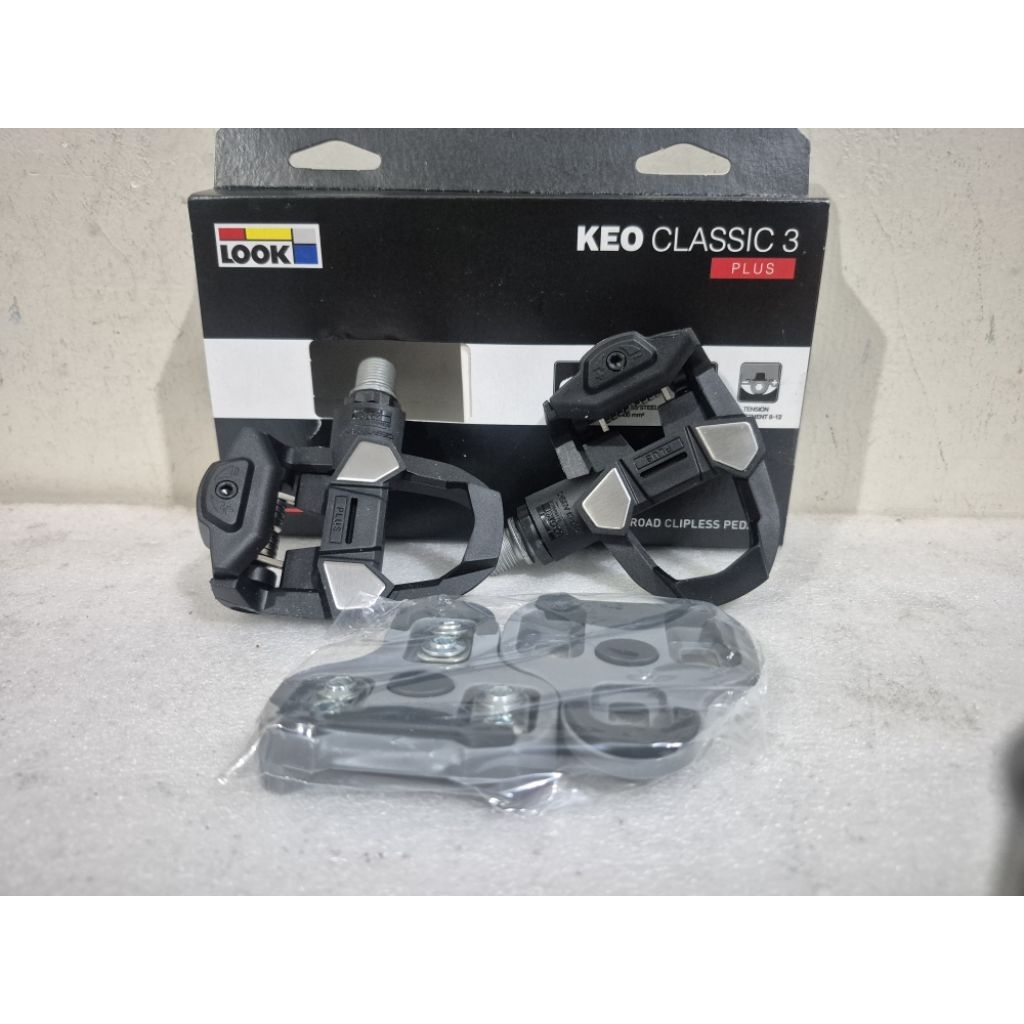 Pedal Cleat Look Keo Classic 3 Plus - Pedal Cleat Sepeda Roadbike minivelo Pedal Keo Look Hitam