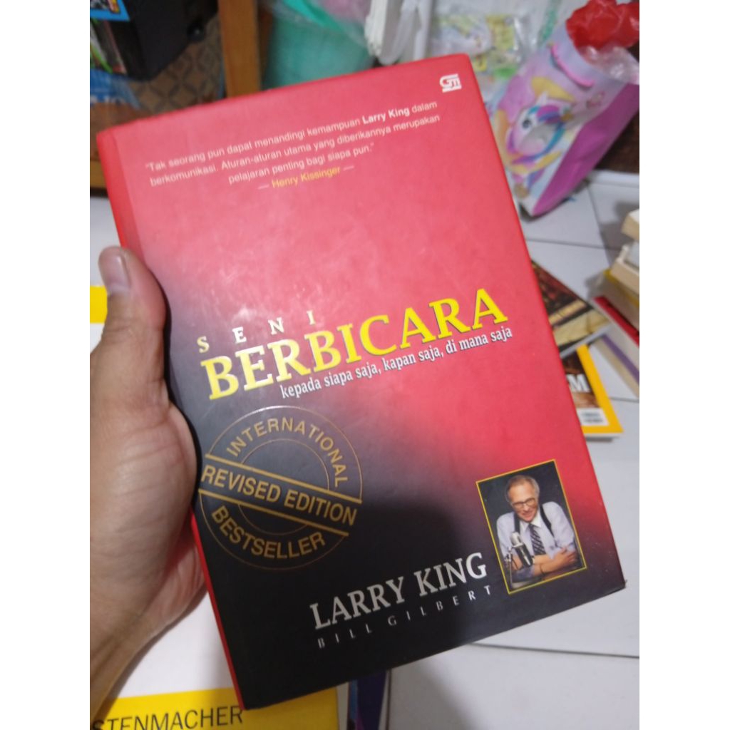seni berbicara larry king bekas original