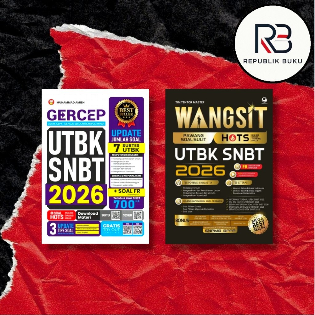 BUKU WANGSIT UTBK SNBT 2026, BUKU PATEN UTBK SNBT 2026, BUKU AL FAIZ UTBK SNBT 2026, BUKU THE KING U