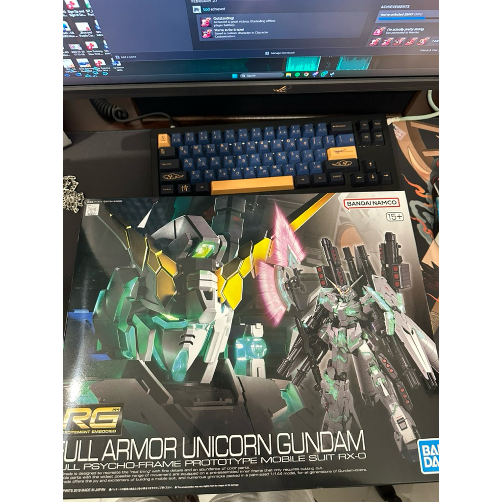 BANDAI RG UNICORN FULL ARMOR