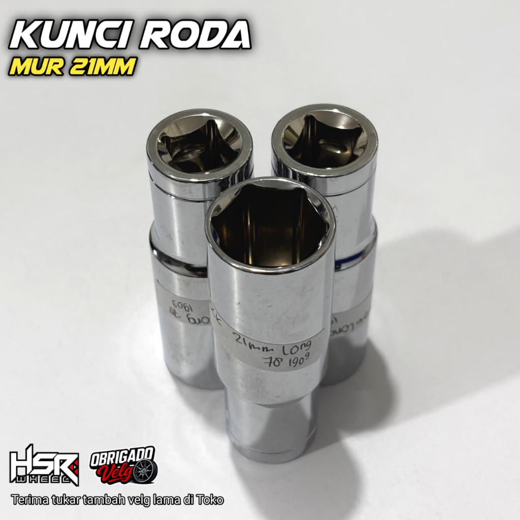 Kunci Roda 21mm HSR WHEEL / Mata Shock 21