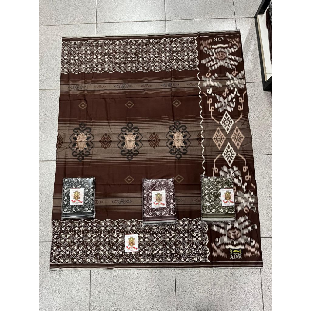 Kain Sarung motif batik pintu Aceh khas Aceh / Sarung Atjeh Darussalam motif batik khas Aceh