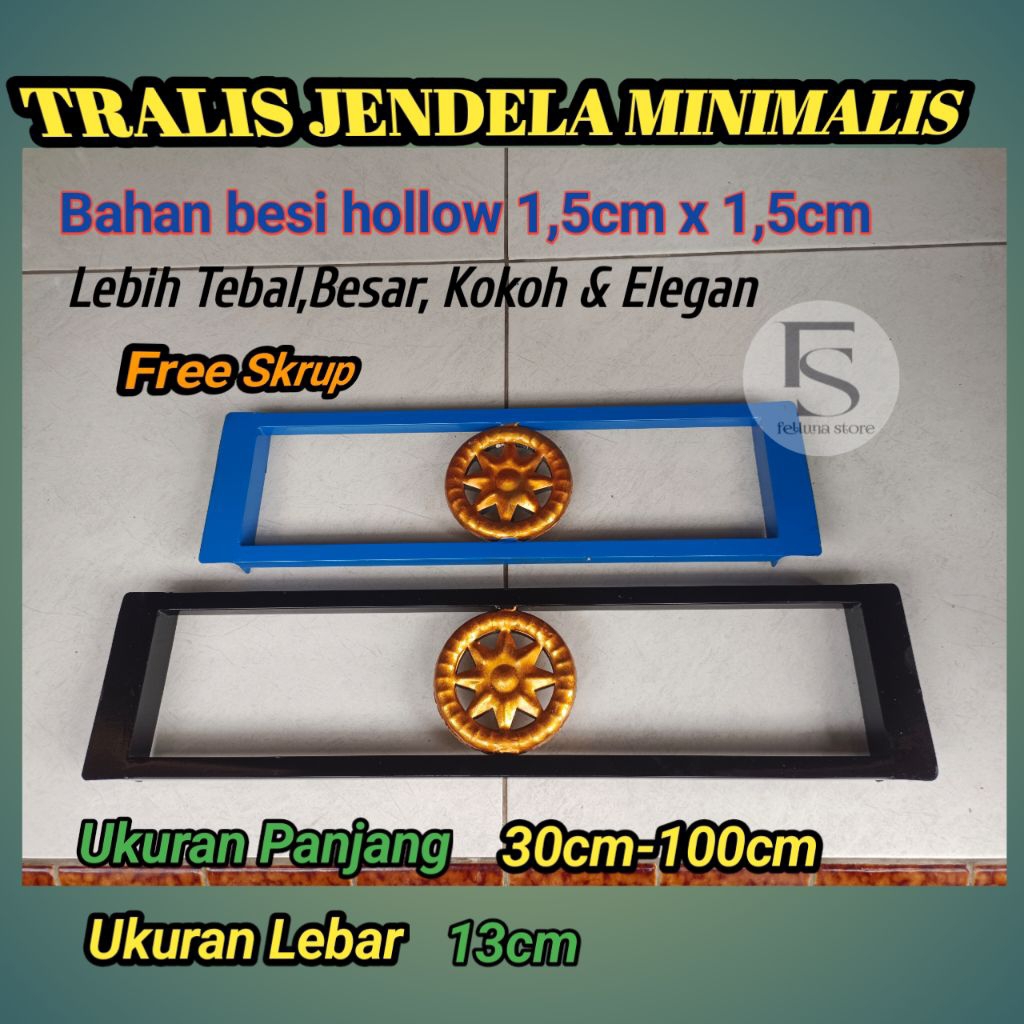 TRALIS JENDELA MINIMALIS MODERN