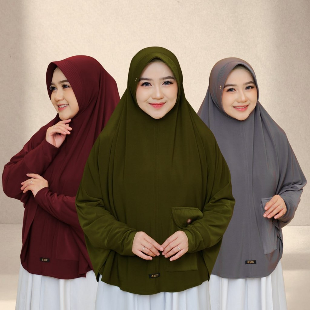 Daffi Hijab - Hijab Aghni Series - Hijab Lengan Instan Jersey Pet Antem