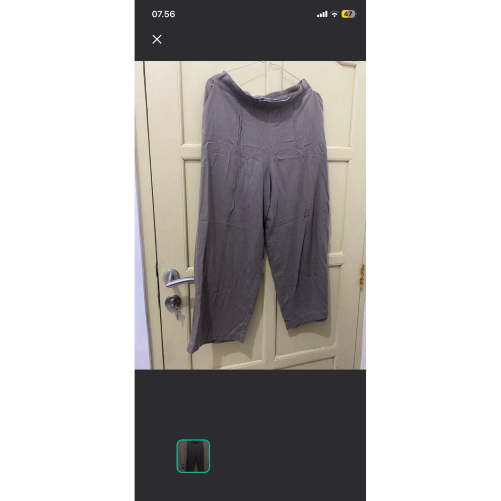 [PRELOVED] Celana Kulot Linen