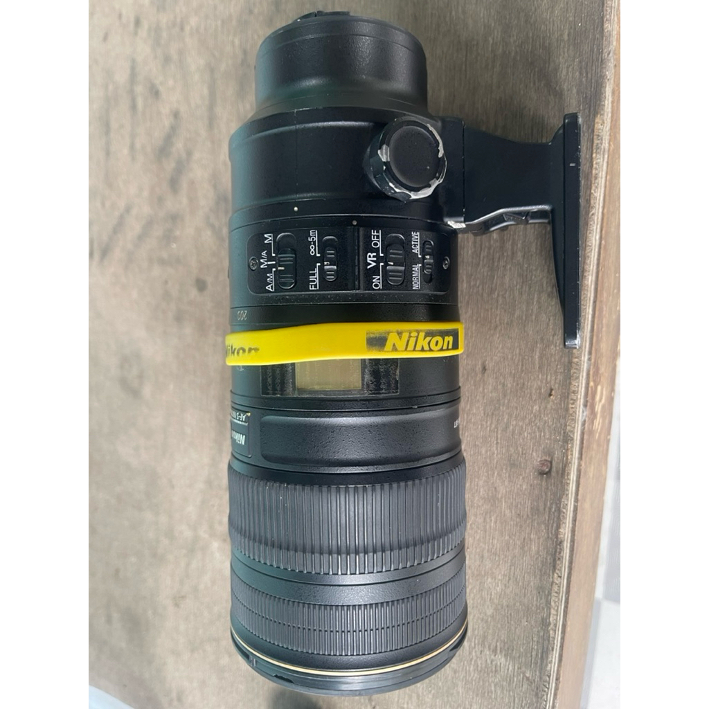 lensa nikon 70 200 F2.8 VR 2 nano