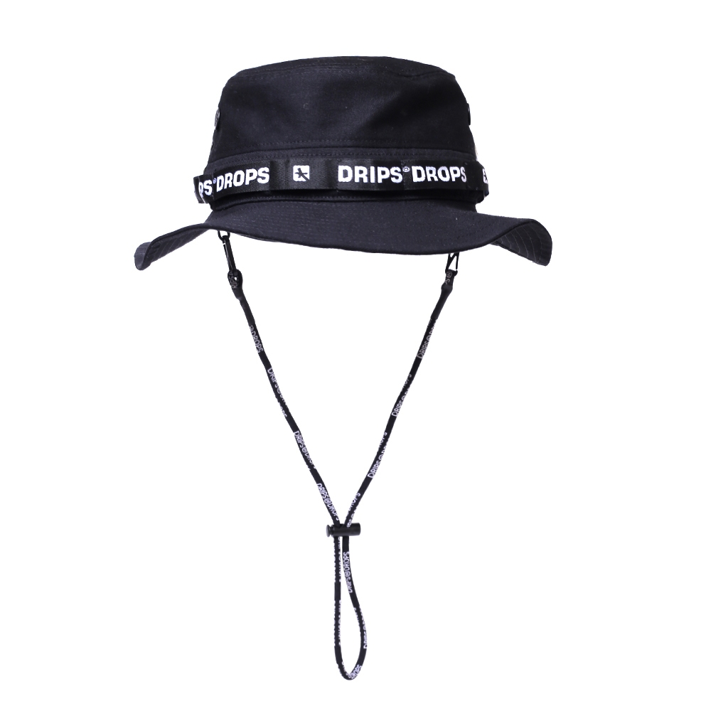 Dripsndrops Hat Jungle Star Patron #3 Black
