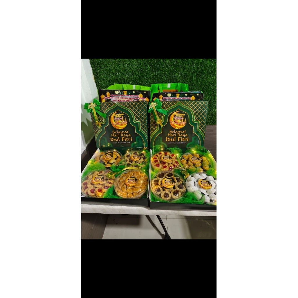 HAMPERS PARSEL HANTARAN LEBARAN IDUL FITRI PALEMBANG KUE KERING PREMIUM