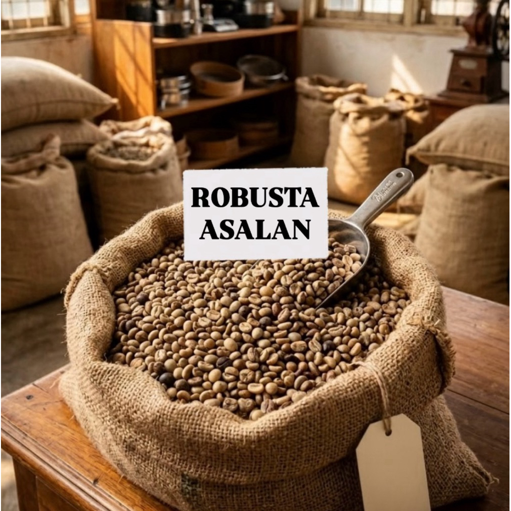 GREEN BEAN / KOPI MENTAH ROBUSTA Asalan Off Grade