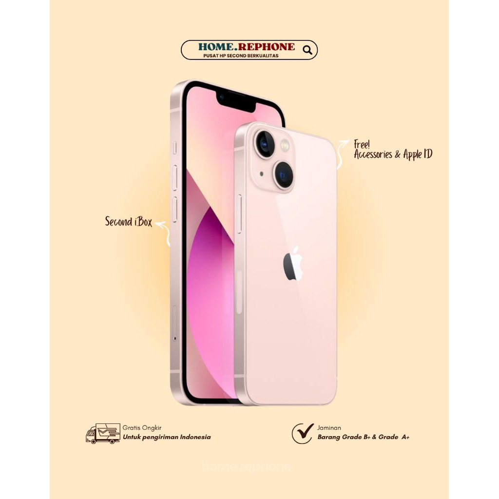 IPHONE 13 MINI 128GB 256GB 512GB FULLSET ORIGINAL | SECOND IBOX