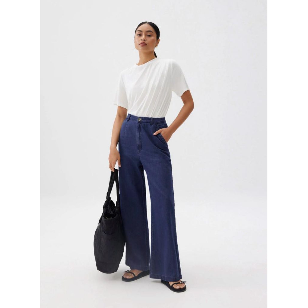 Love Bonito denim straight leg jeans dark denim washed