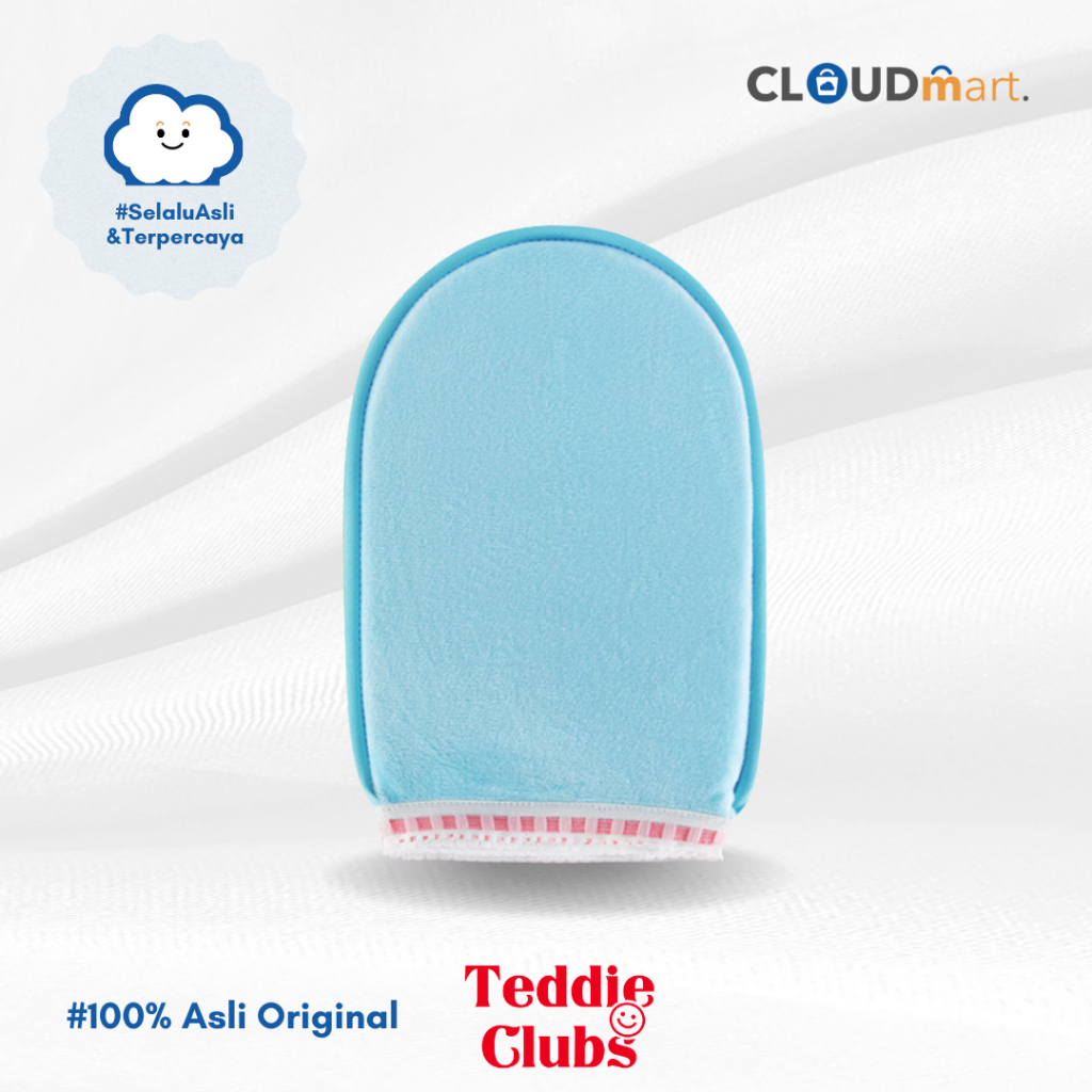 Teddy Clubs Body Exfoliating Gloves Anak Kecil - Sarung Tangan Eksfoliasi Anak Kecil - Sarung Tangan