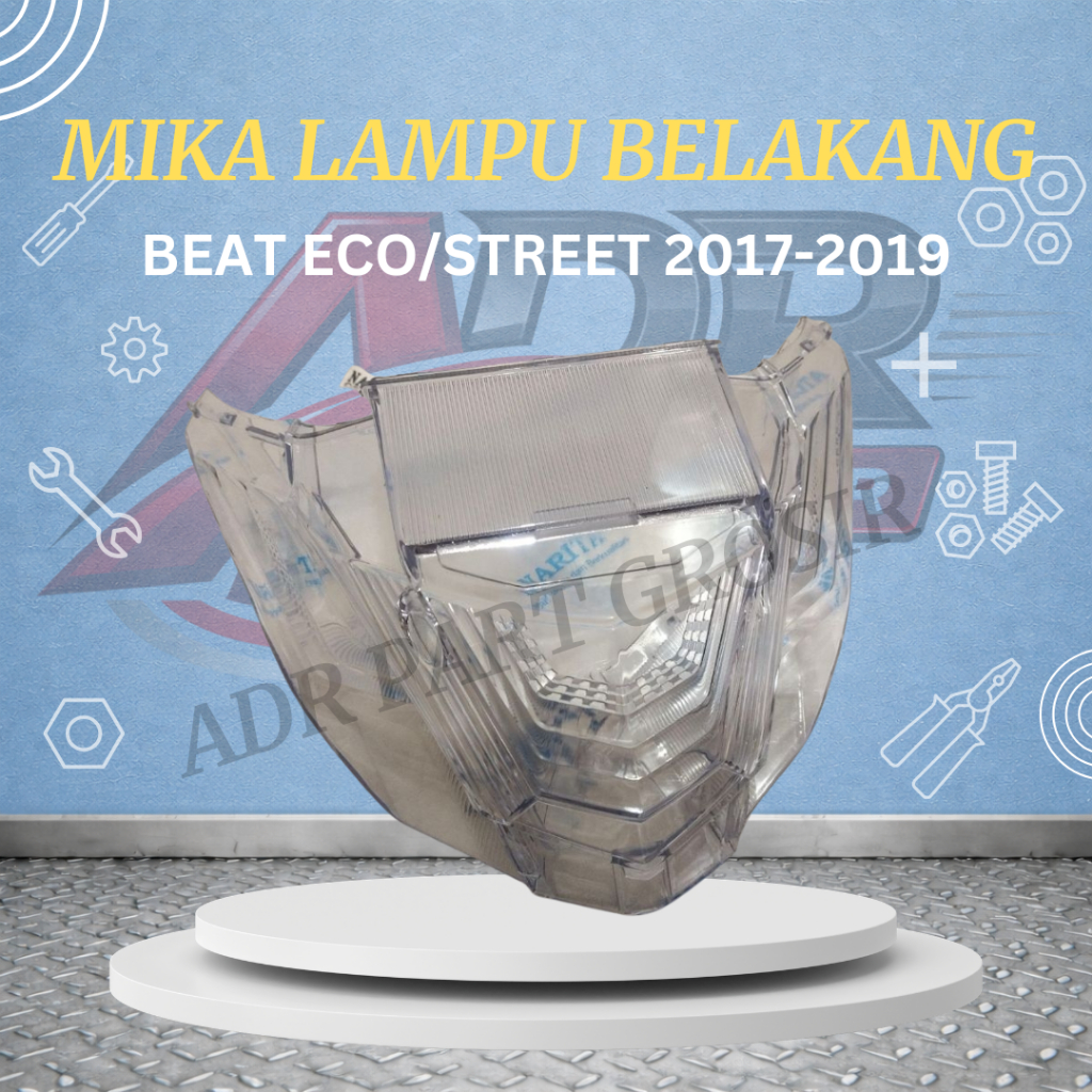 Mika Belakang bening Beat ECO Beat ESP 2016-2019 Putih mika stoplamp beat eco warna putih bening