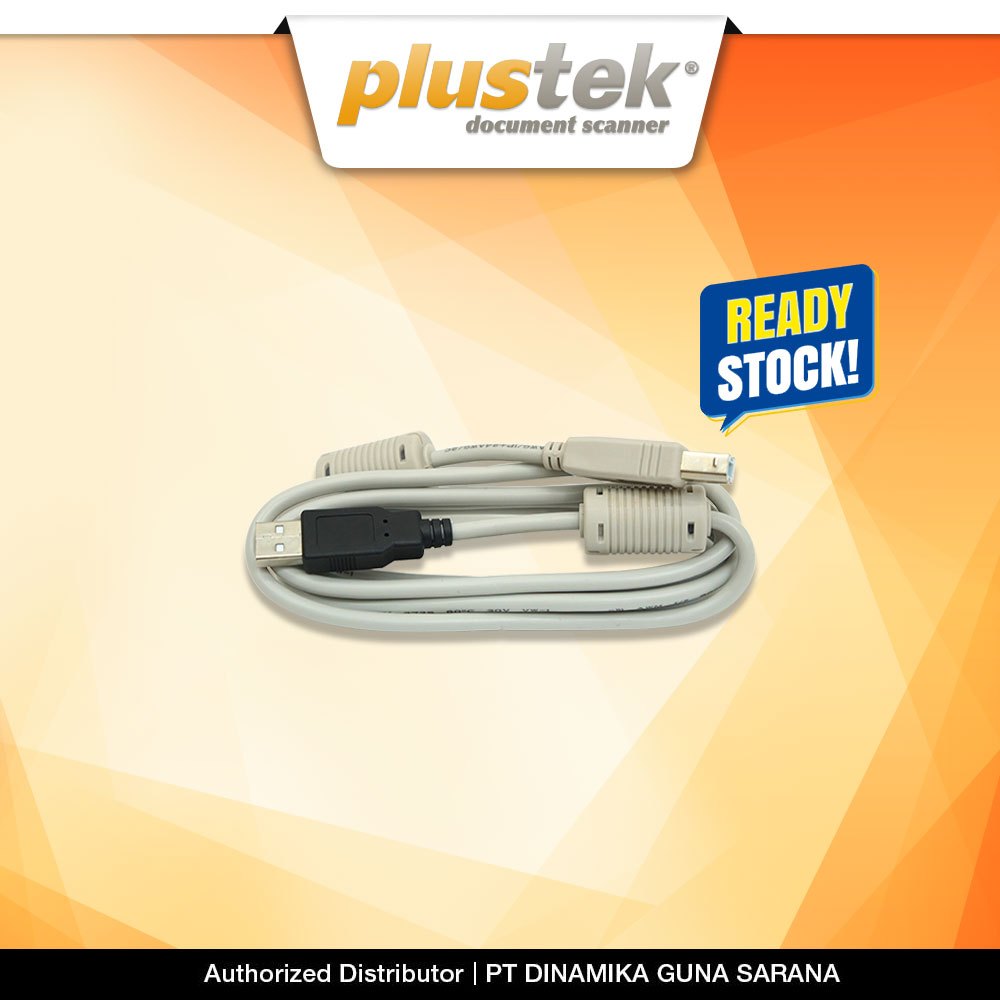 Plustek Kabel USB Untuk Scanner Type ADF, Flatbed, ADF+Flatbed